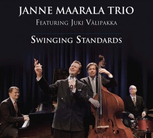 Pianisti Janne Maarala Trio featuring Juki Valipakka Swinging Standards etukansi front cover